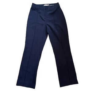 Tory Burch Twill Kahaki Wool Pant Navy Size 0 $328